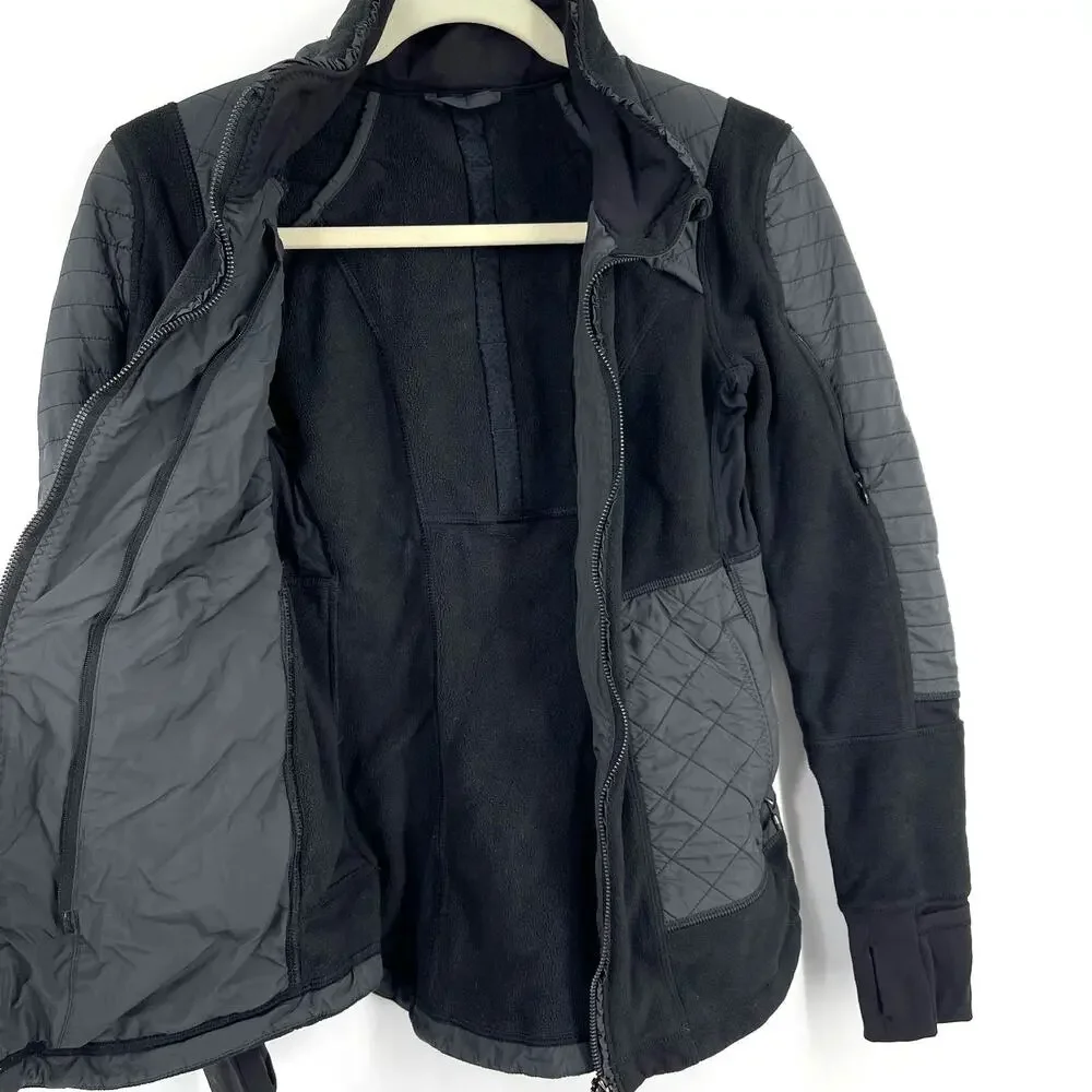 Lululemon Fleecy Keen Jacket Black Size 4‎